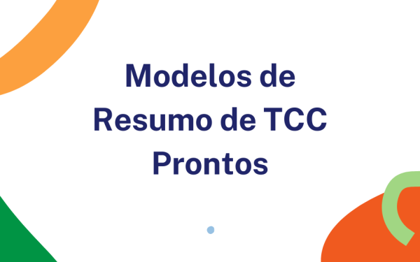 Resumo TCC: Modelos de Resumo de TCC Prontos